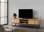 Hanah Home Belinda 180 Soporte de TV Negro y Pino